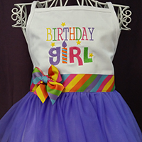 Birthday Girl Bright with Lavender Froo (AY-060)-Birthday Girl - Bright Multi/Bright Multi Grosgrain Rib/Lav Froo (AY-060), Froo-Froo apron, Froo-Froo tutu, birthday tutu, birthday apron,Fabby Gabby, wholesaler Fabby Gabby, Birthday Girl - Rosettes, wholesale Birthday Girl - Rosettes, apron, aprons, wholesale apron, wholesale aprons, birthday apron, birthday aprons, wholesale birthday apron, wholesale birthday aprons,party apron, cute apron, cute party apron, Froo Froo Apron, apron, aprons, wholesale apron, custom apron, custom aprons,  American Made apron, Made in America, American made, Made in USA, fun apron, birthday party apron, birthday outfit, frou frou apron, froo froo apron, made with love, pretty apron, embroidered birthday apron, embroidered apron,  cute apron, wholesale birthday apron, frou frou aprons, froo-froo aprons, toddler apron, toddler tutu, baby tutu, birthday party, cupcakes, cupcake tutu, cupcake apron, 