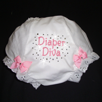 Diaper Diva with Bling (BE-019)-Fabby Gabby, wholesale Diaper Diva - Bling, bloomers, wholesale diaper covers, wholesale diaper diva, wholesale diaper diva with bling, wholesale bloomers with crystals, wholesale diaper diva in crystals