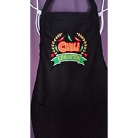 Chili Champion-Froo-Froo apron, Froo-Froo aprons, handmade aprons, handmade apron, handmade Froo-Froo apron, handmade Froo-Froo aprons, men's apron, men's aprons, men's apparel, apron for men, apron for man, apron for a man