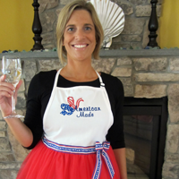 American Made Froo Froo Apron (AA-003)-American Made Froo Froo Apron (AA-003)